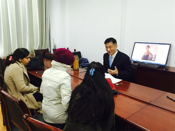 必赢官网高农老师为留学生作“中国历史与文化概况”讲座